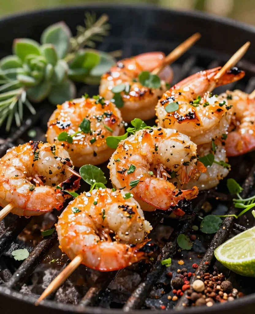 Deliciously Healthy Grilling Recipes for Your Next BBQ: Flavorful and Guilt-Free! - 4. Herb-Crusted Grilled Shrimp 1