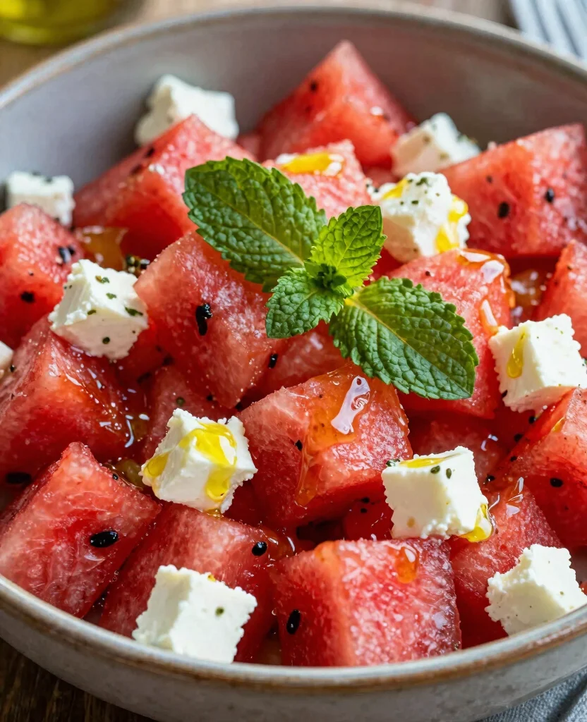 Deliciously Healthy Grilling Recipes for Your Next BBQ That Everyone Will Love! - 10. Refreshing Watermelon and Feta Salad 1