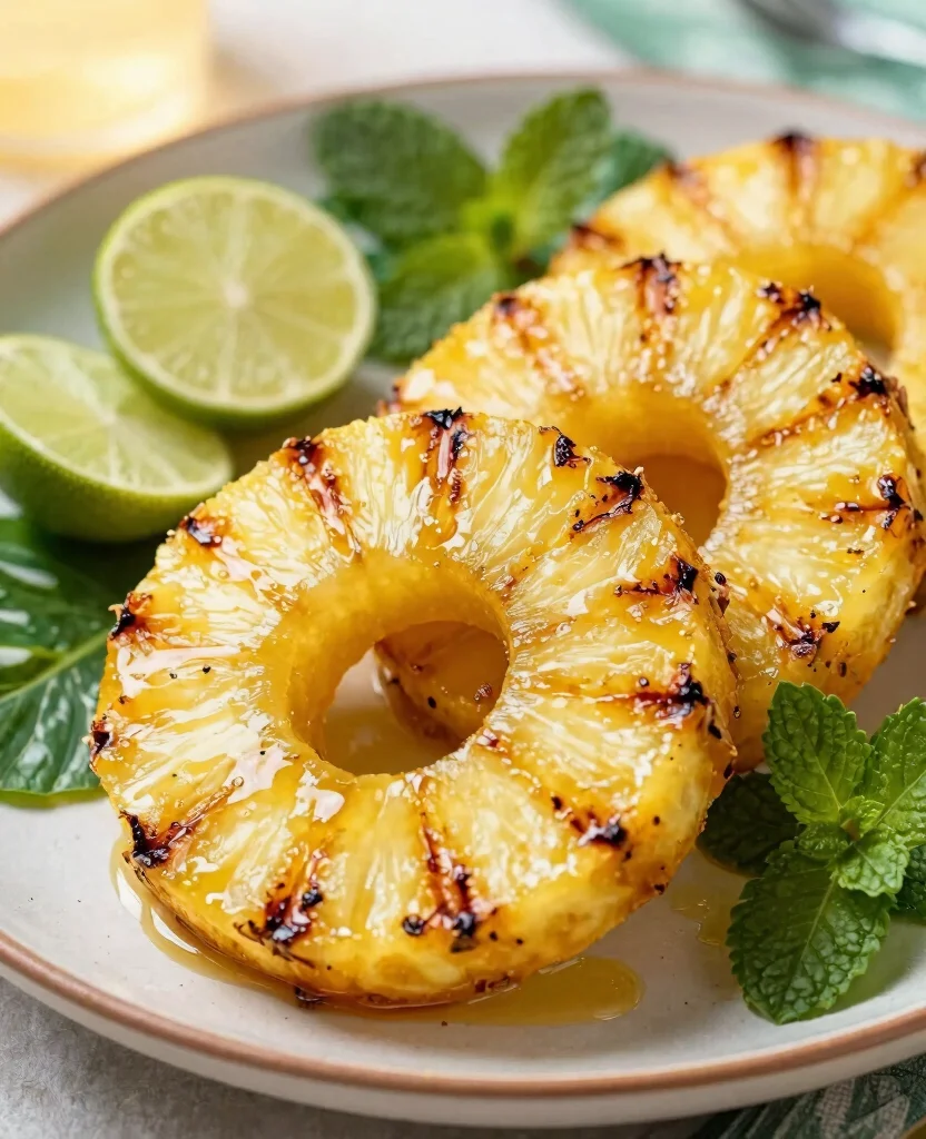 Deliciously Healthy Grilling Recipes for Your Next BBQ That Everyone Will Love! - 5. Grilled Pineapple with Honey and Lime 1