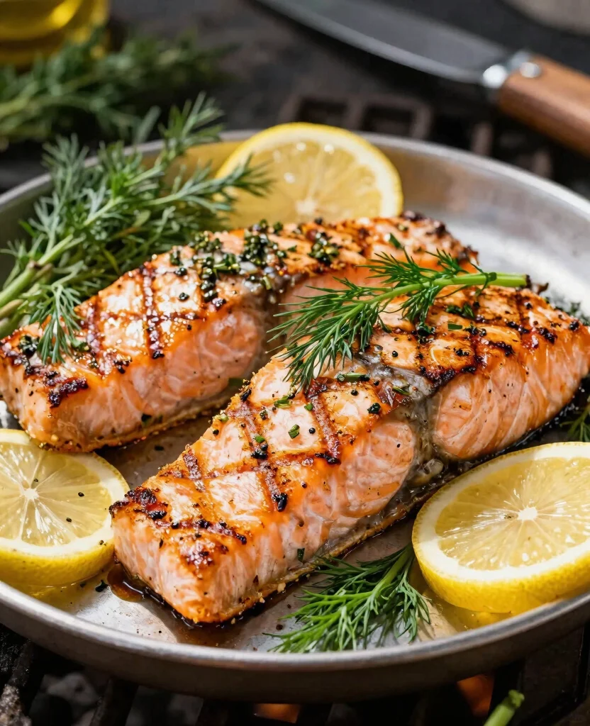 Deliciously Healthy Grilling Recipes for Your Next BBQ That Everyone Will Love! - 6. Herb-Infused Grilled Salmon 1