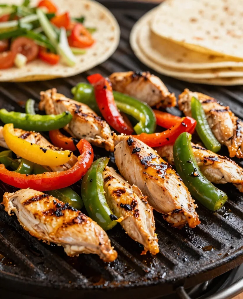 Deliciously Healthy Grilling Recipes for Your Next BBQ That Everyone Will Love! - 9. Lighter Chicken Fajitas 1