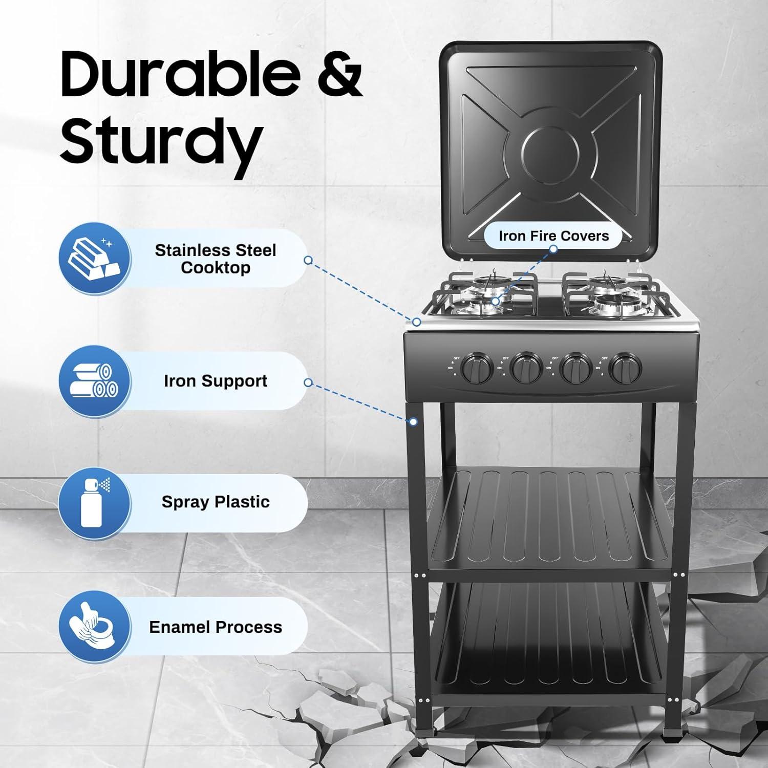 Heating up our Outdoor Culinary Adventures: The 4-Burner Propane Stove