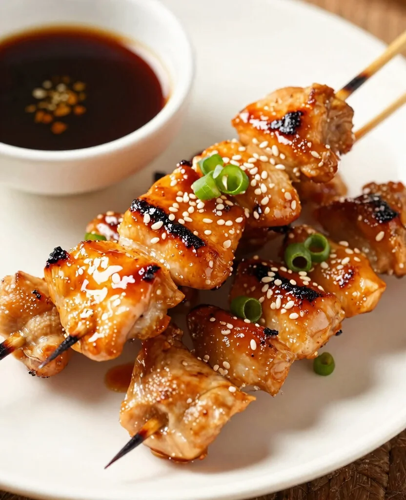 Savor the Flavor: 10 Irresistible Grilling Recipes for Chicken Skewers to Try Today - 5. Teriyaki Chicken Skewers 1