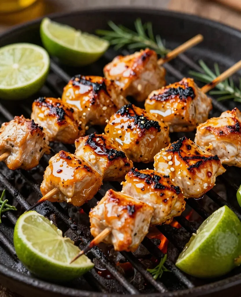 Savor the Flavor: 10 Irresistible Grilling Recipes for Chicken Skewers to Try Today - 9. Chipotle Lime Chicken Skewers 1