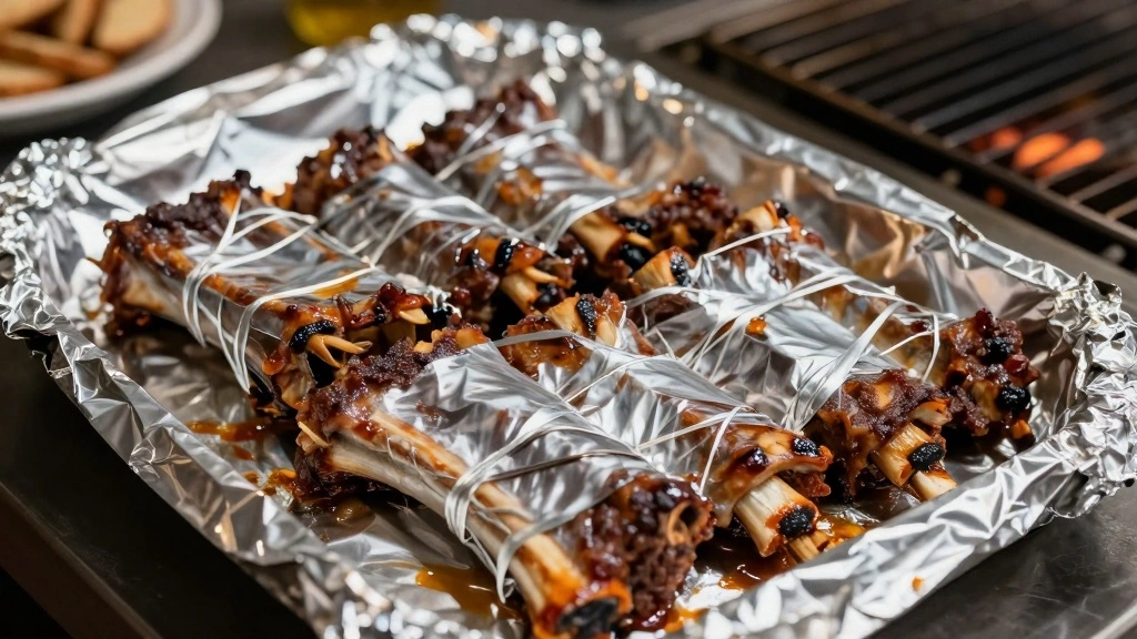 Szechuan BBQ Ribs: Mastering the Art of Fusion Grilling - Step 4: Wrap the Ribs 1