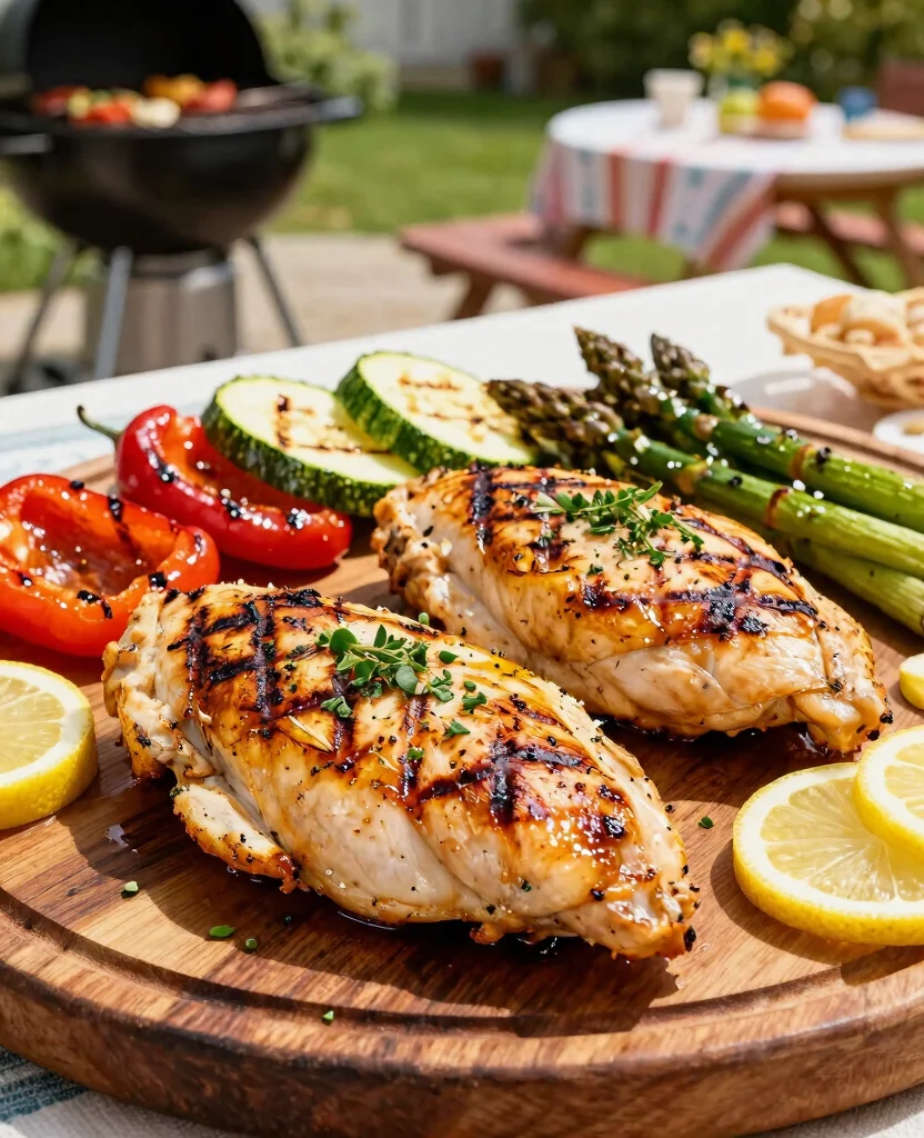 Ultimate Summer Grilling Recipes for a Crowd: Delicious Ideas to Impress Your Guests - 1. Grilled Lemon Herb Chicken 1