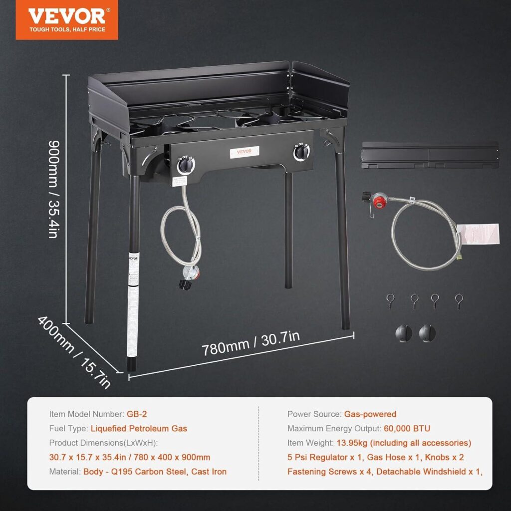 Cooking Under the Stars: Our VEVOR Gas Burner Review