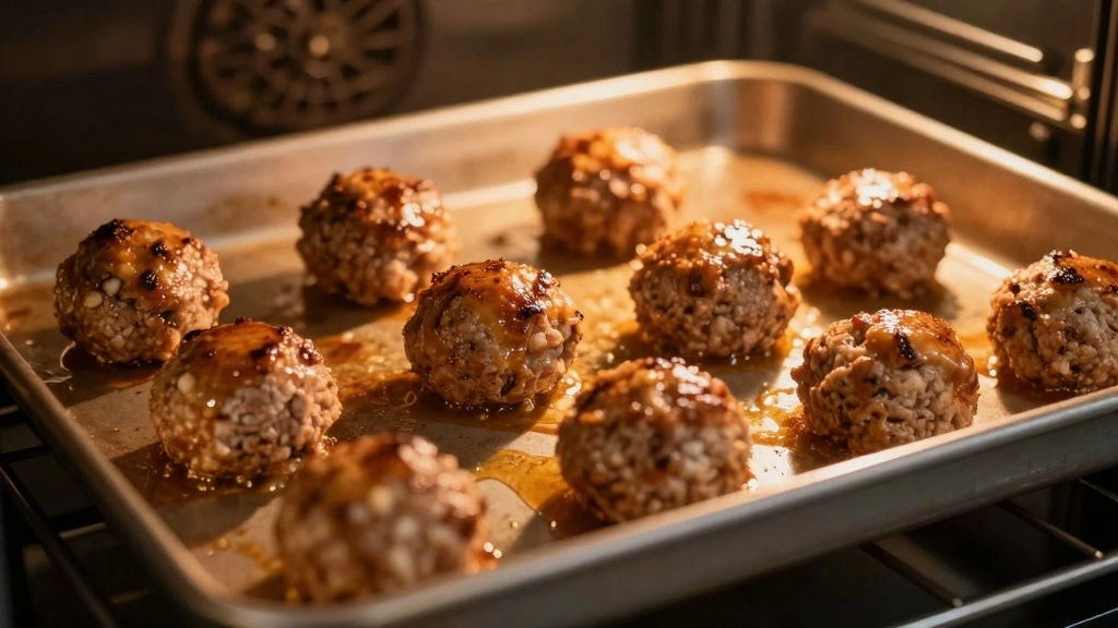How to Make BBQ Meatballs: A Fun and Tasty Crowd-Pleaser - Step 4: Bake Meatballs 1