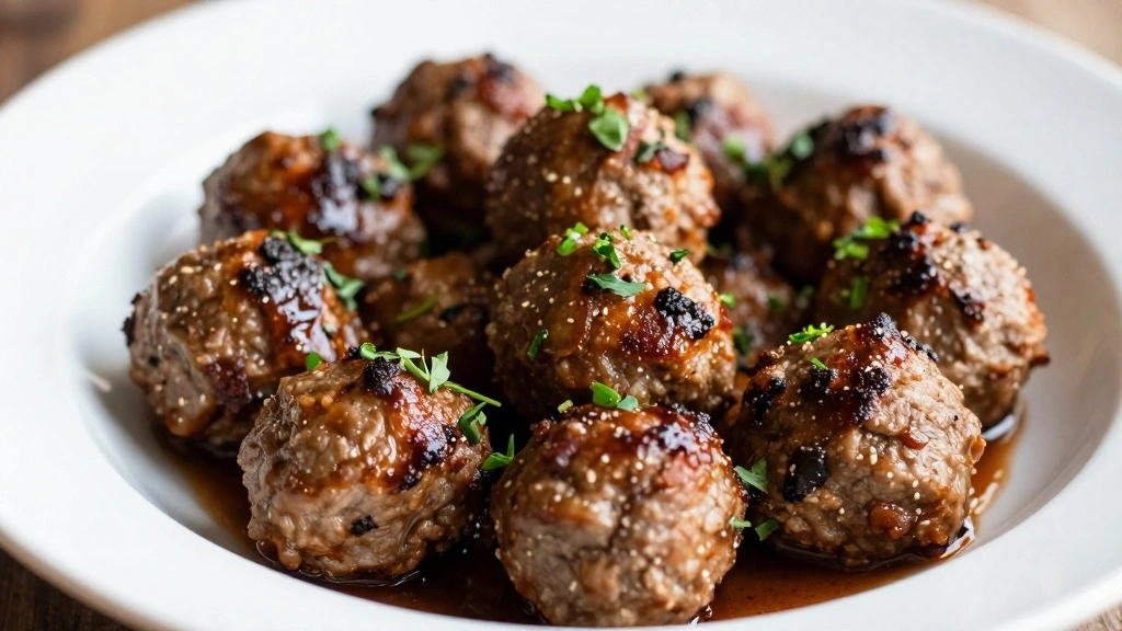 How to Make BBQ Meatballs: A Fun and Tasty Crowd-Pleaser - Step 7: Garnish and Serve 1