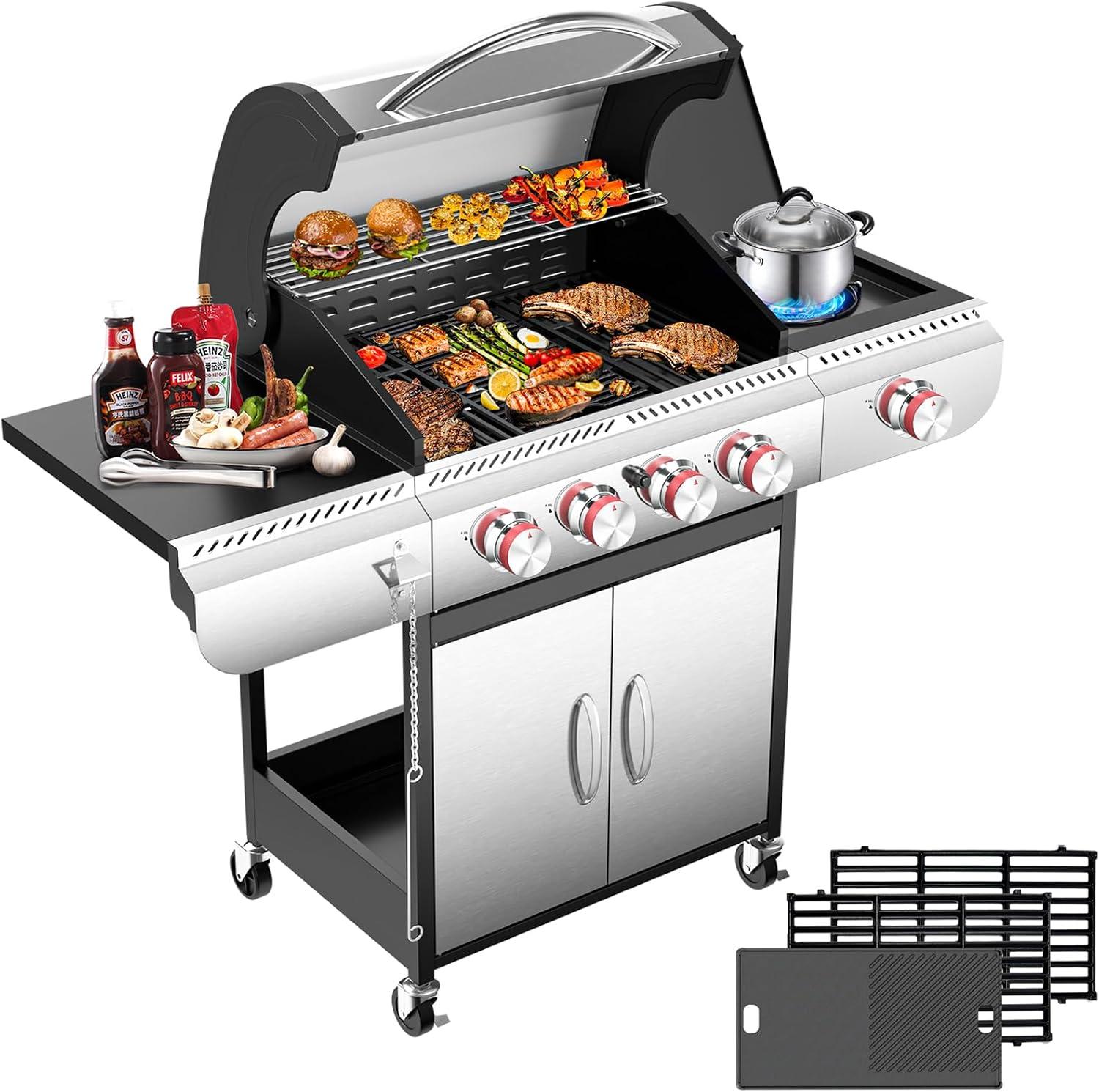 Grill & Chill: Our Take on the R.W.FLAME 4-Burner BBQ!