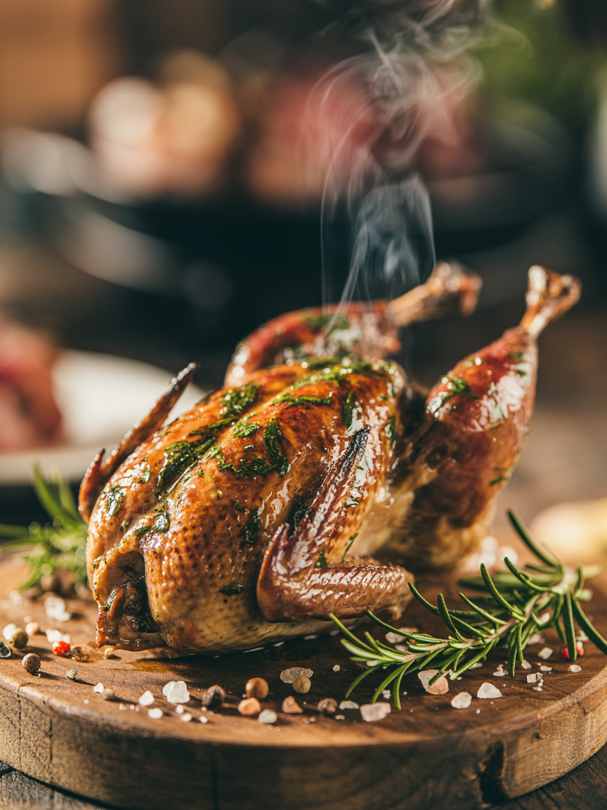 Grilled Quail Recipe with Herb Butter - Perfect Every Time closeup detail