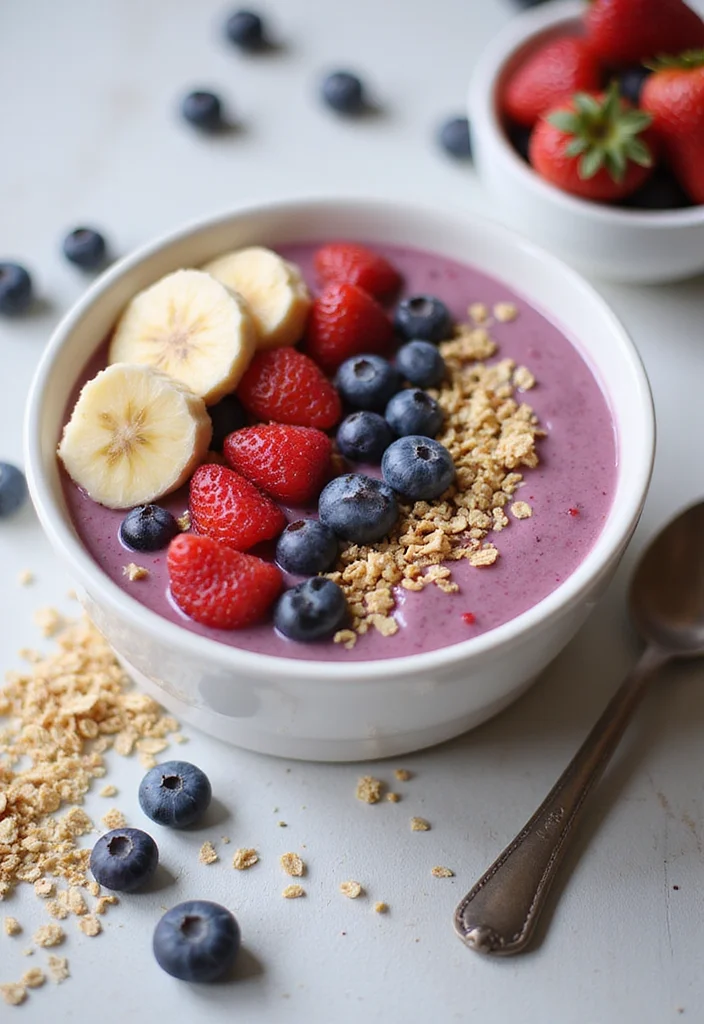 10 Healthy Meals You Can Make in Under 30 Minutes (Your Taste Buds Will Thank You!) - 10. Berry Smoothie Bowl 1