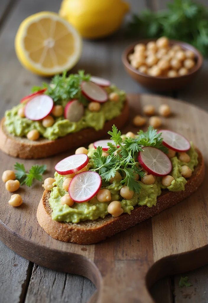 10 Healthy Meals You Can Make in Under 30 Minutes (Your Taste Buds Will Thank You!) - 5. Chickpea and Avocado Toast 1