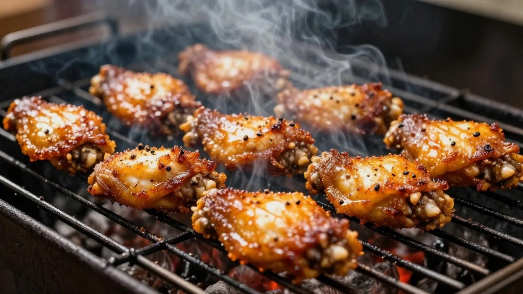 Crispy BBQ Chicken Wings: Finger-Licking Good - Step 5: Grill the Wings 1