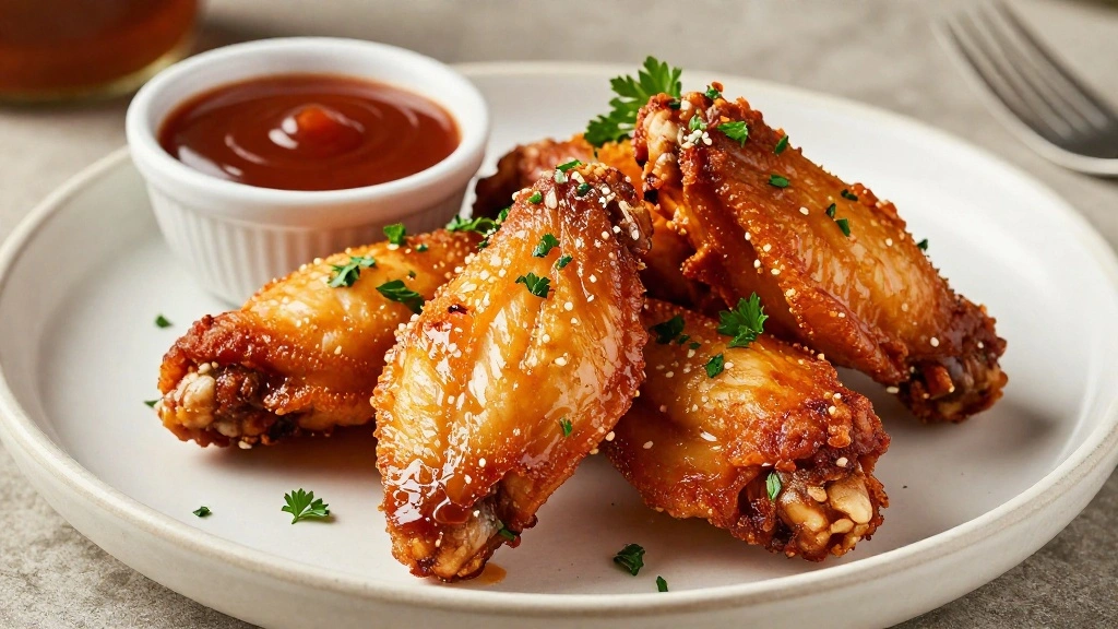 Crispy BBQ Chicken Wings: Finger-Licking Good - Step 8: Serve and Garnish 1