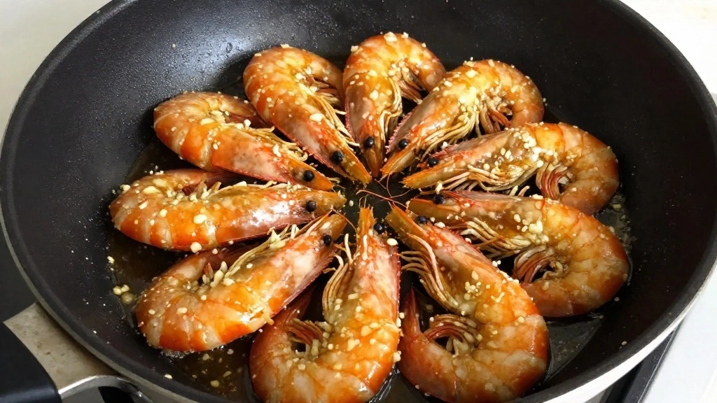 How to Make the Best Garlic Butter Shrimp: A Quick and Easy Seafood Delight - Step 6: Combine Shrimp with Sauce 1