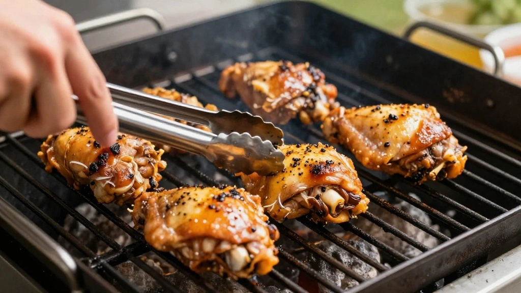 How to Make the Ultimate BBQ Chicken Marinade: Sweet, Smoky & Flavorful - Step 4: Grill Chicken 1