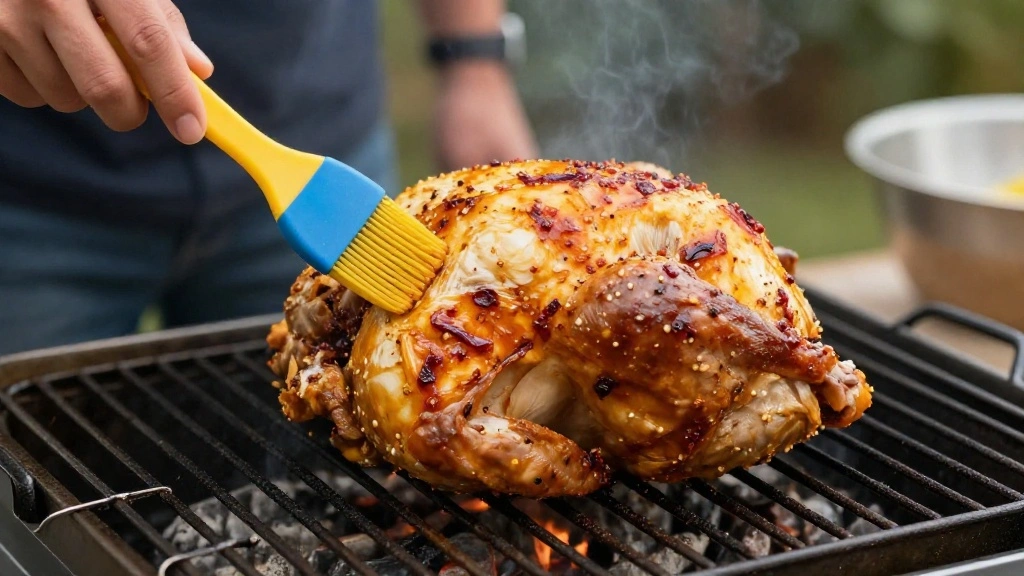 How to Make the Ultimate BBQ Chicken Marinade: Sweet, Smoky & Flavorful - Step 5: Baste Chicken 1