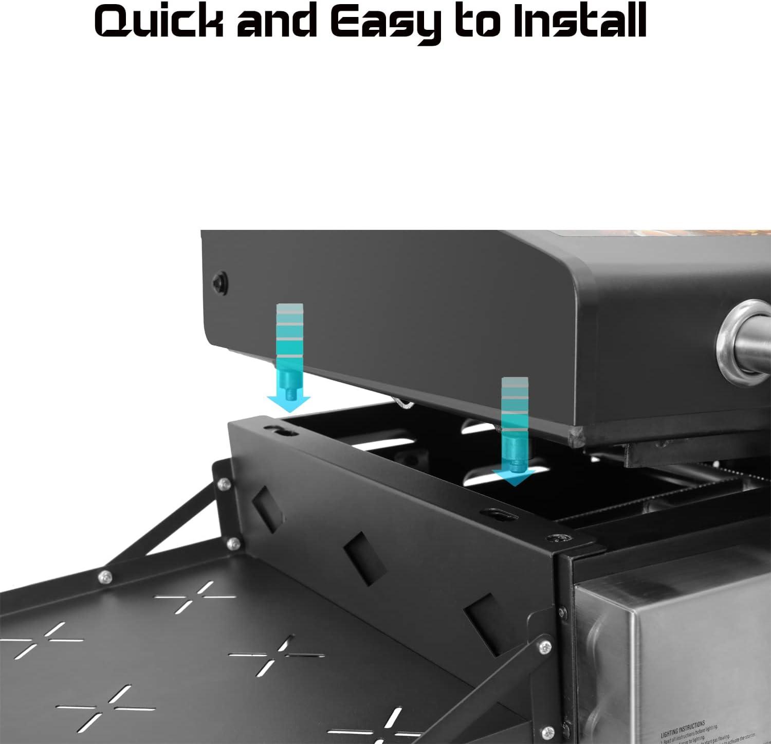 Maximize Our Grilling Space: Blackstone Side Shelf Magic
