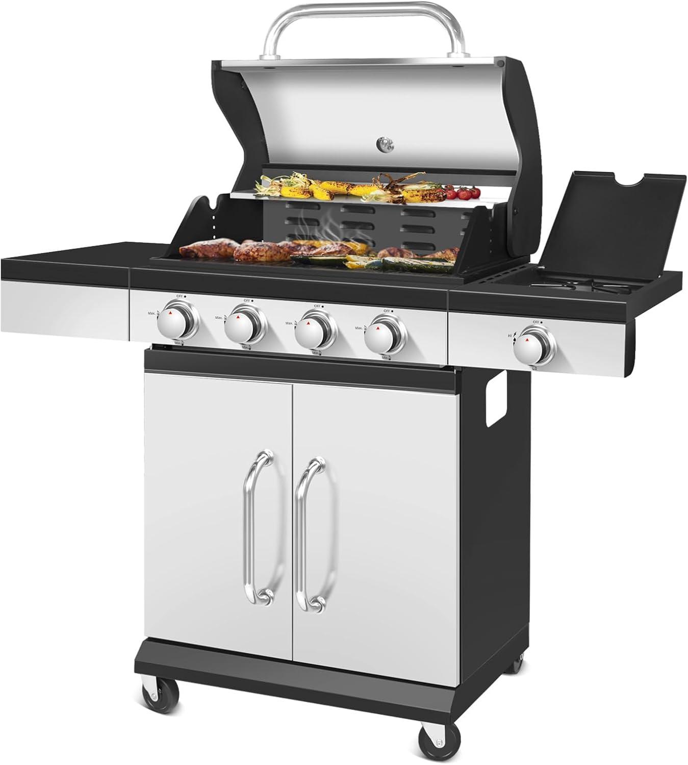 Grill Like Pros: ⁢Our Adventure with the 4-Burner BBQ