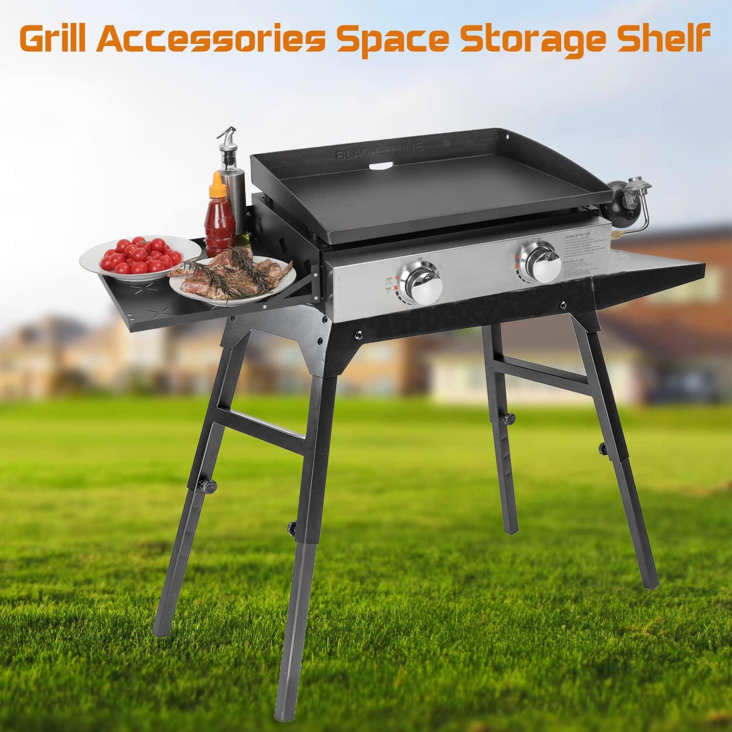 Maximize Our Grilling Space: Blackstone Side Shelf Magic