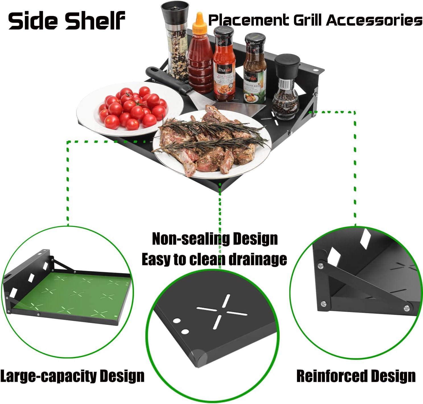Maximize our Grilling Space: Blackstone Side Shelf Magic