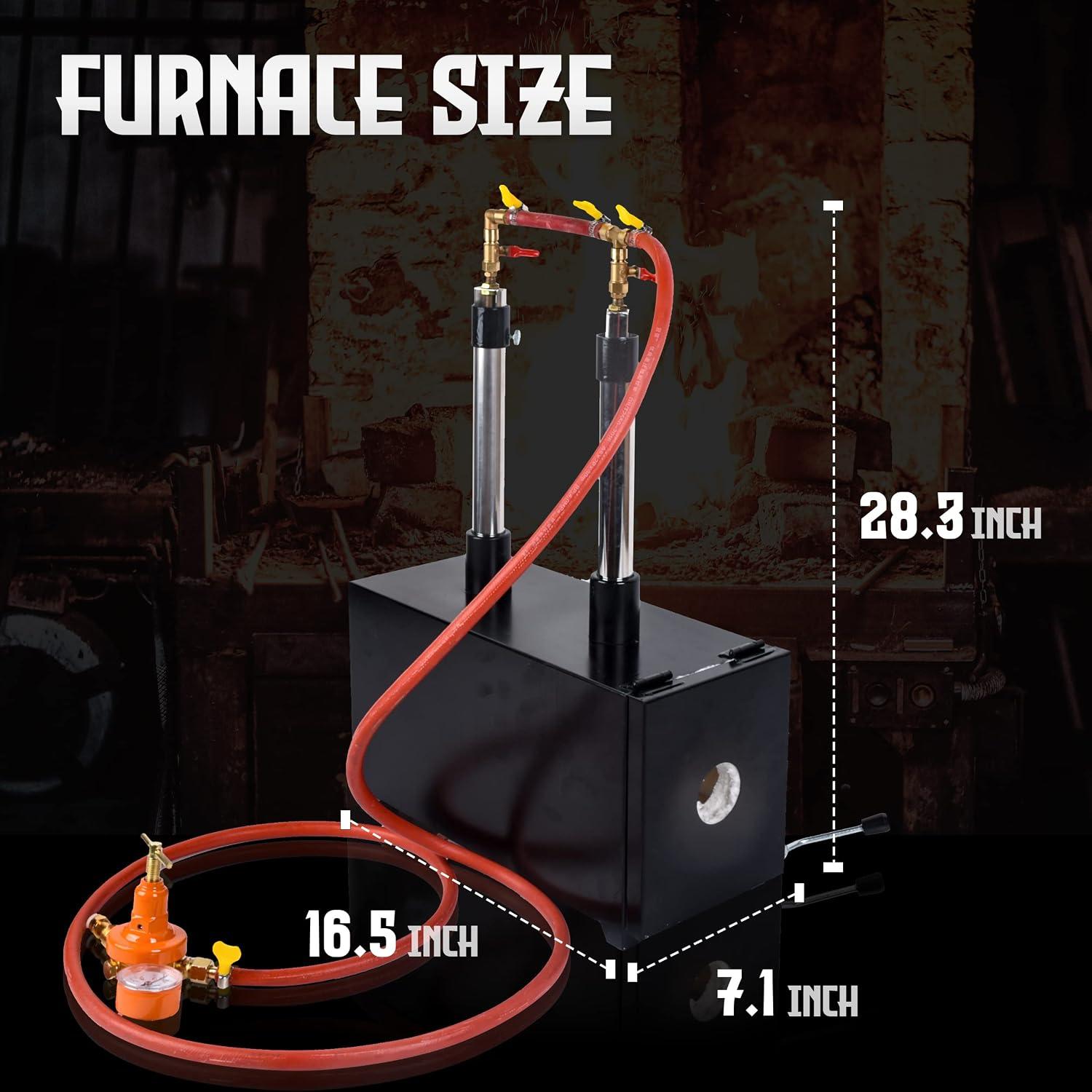 Forging Fun with the Doppy double Burner Propane Forge