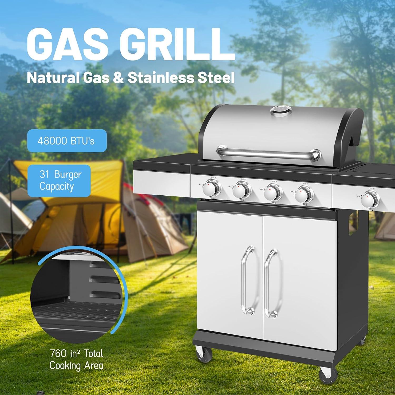 Grill Like Pros: Our ‌Adventure ⁢with the 4-Burner BBQ