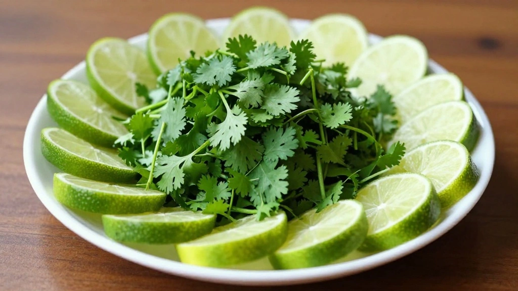 Thai-Style Grilled Shrimp Skewers: Exotic Flavors in Just 20 Minutes - Step 6: Prepare Garnishes 1
