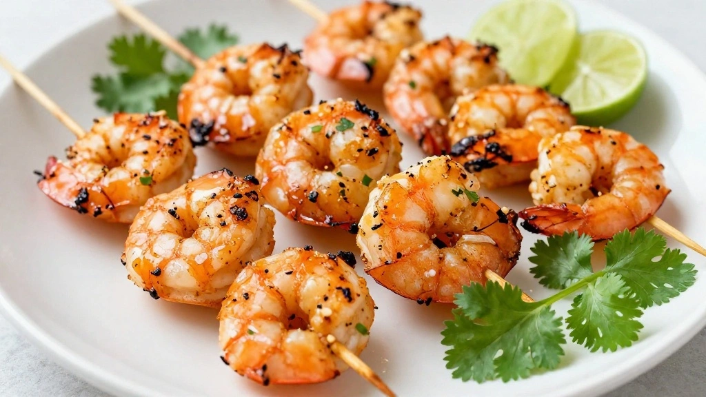 Thai-Style Grilled Shrimp Skewers: Exotic Flavors in Just 20 Minutes - Step 7: Plate the Skewers 1