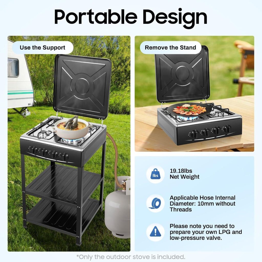 Grill and Chill: Our Adventure with a 4-Burner Marvel