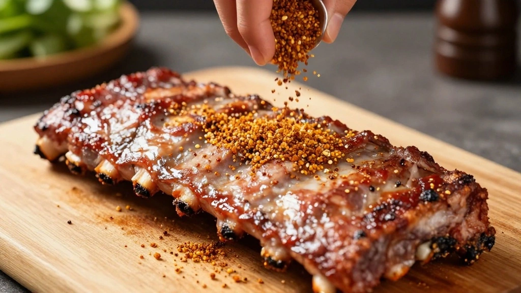 How to Make Mouthwatering Classic BBQ Ribs: Fall-Off-The-Bone Goodness - Step 3: Apply Dry Rub 1