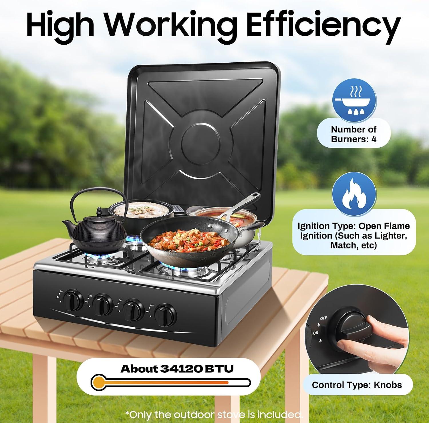 Grill and Chill: Our Adventure with a 4-Burner Marvel