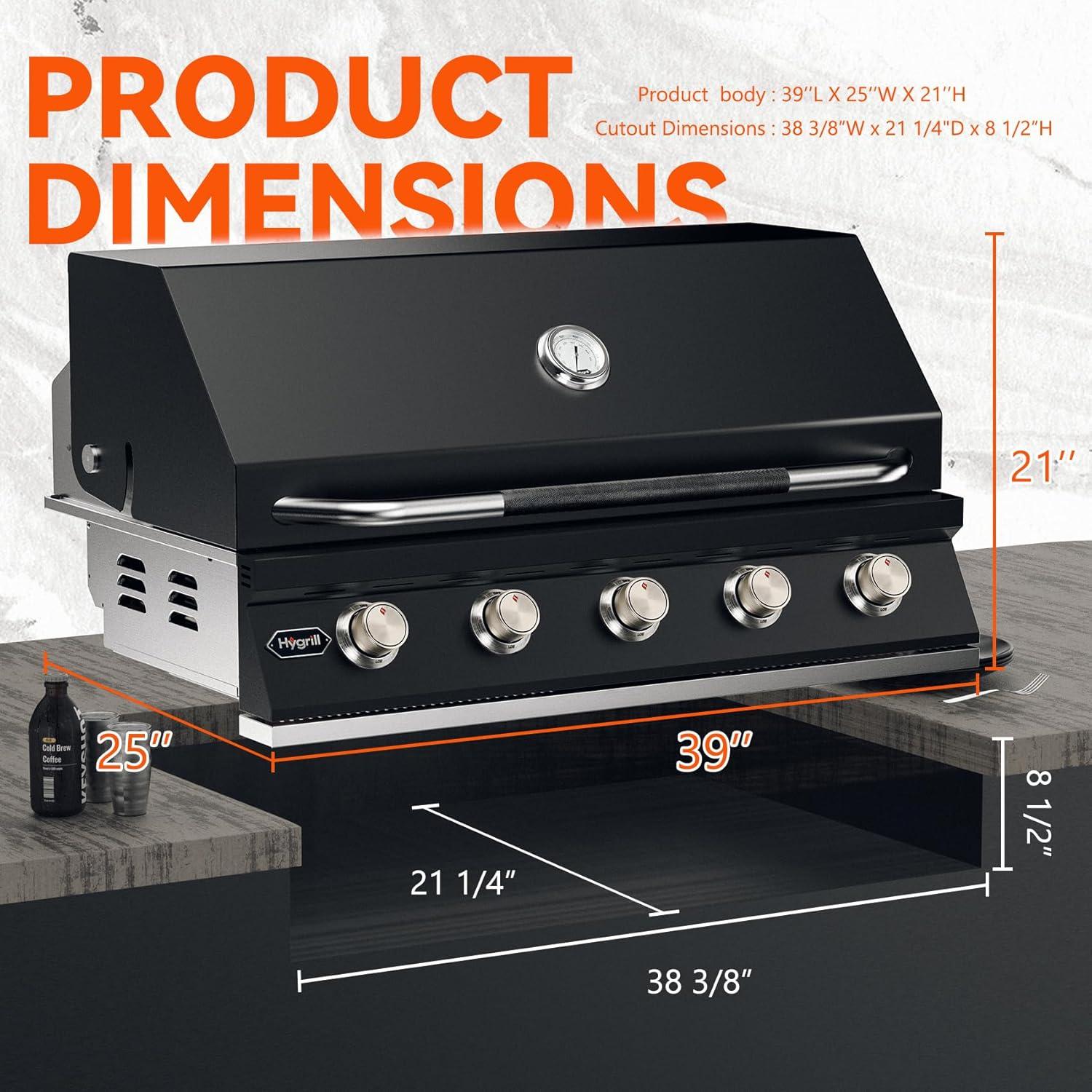 Elevate Our BBQ Game with Hygrill's 5-Burner Marvel!