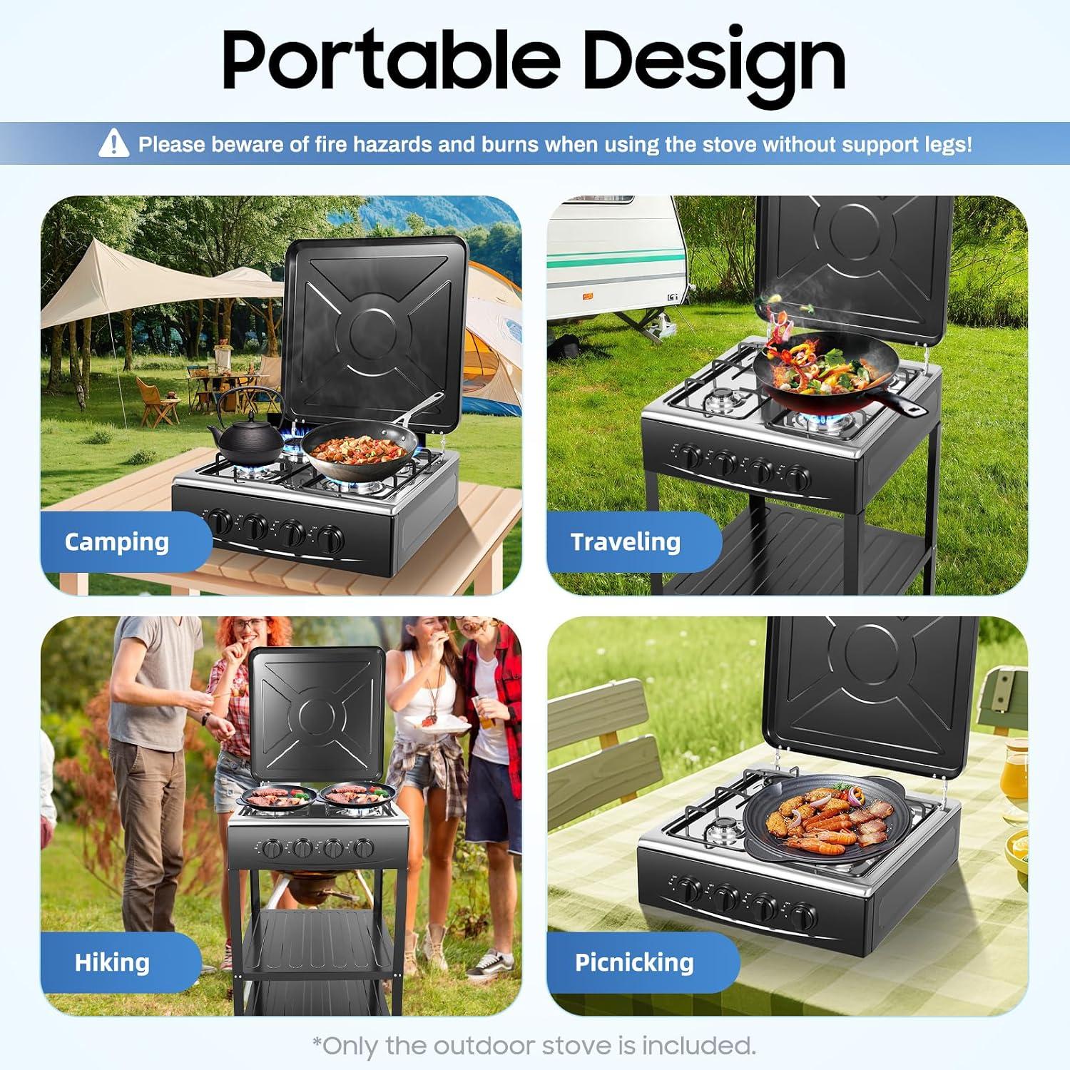 Grill and Chill: Our Adventure with a 4-burner⁤ Marvel