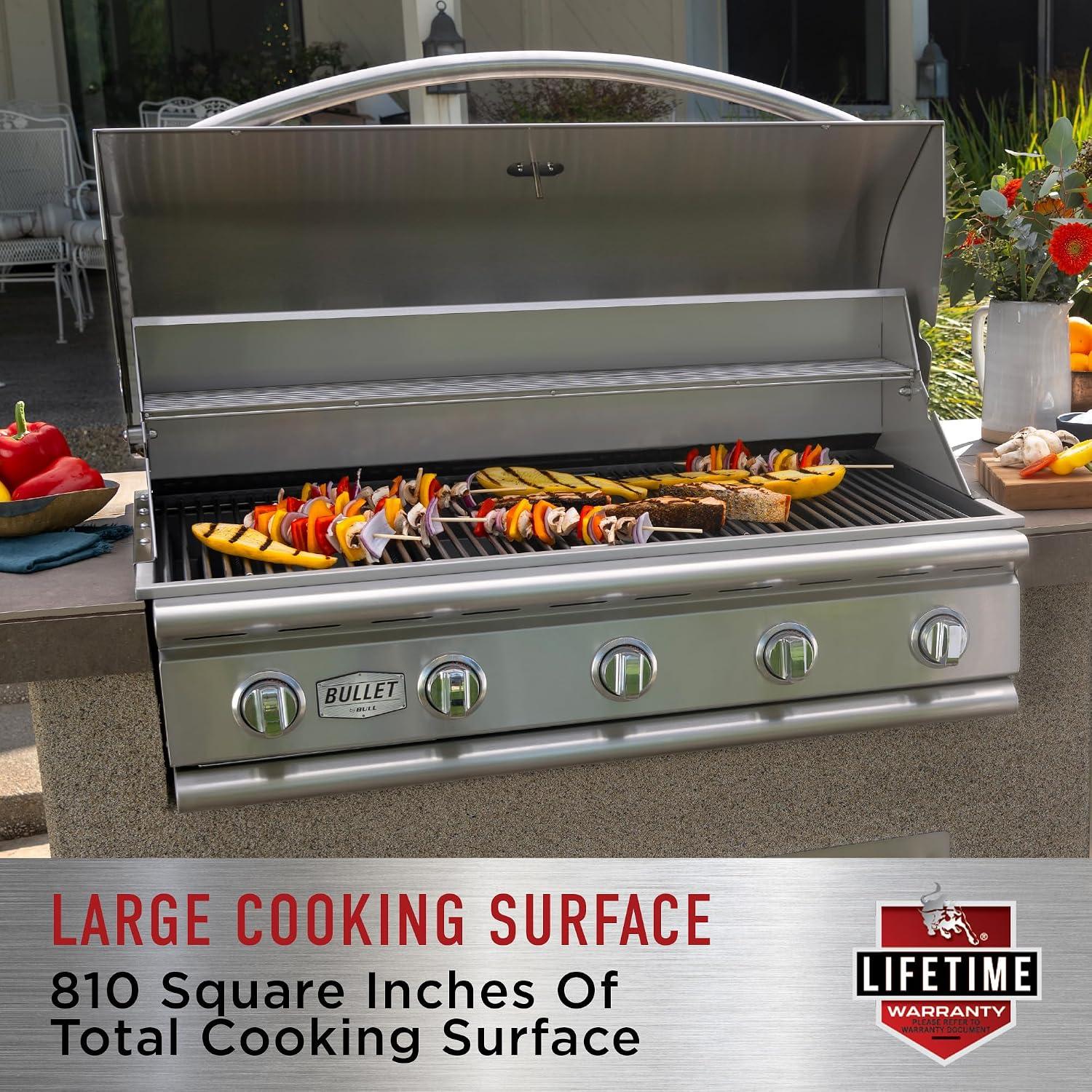 Grill Like Pros with the Bull Angus 30-Inch on Cart