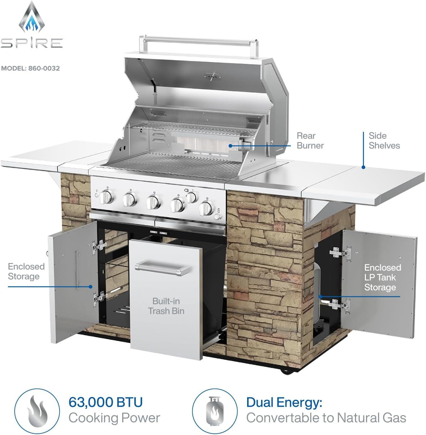 Sizzle into Summer: Our Review of the SPIRE 5​ Burner Grill