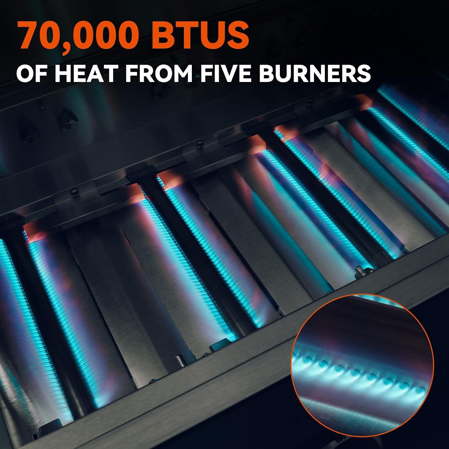 Elevate Our BBQ Game with Hygrill's 5-Burner Marvel!