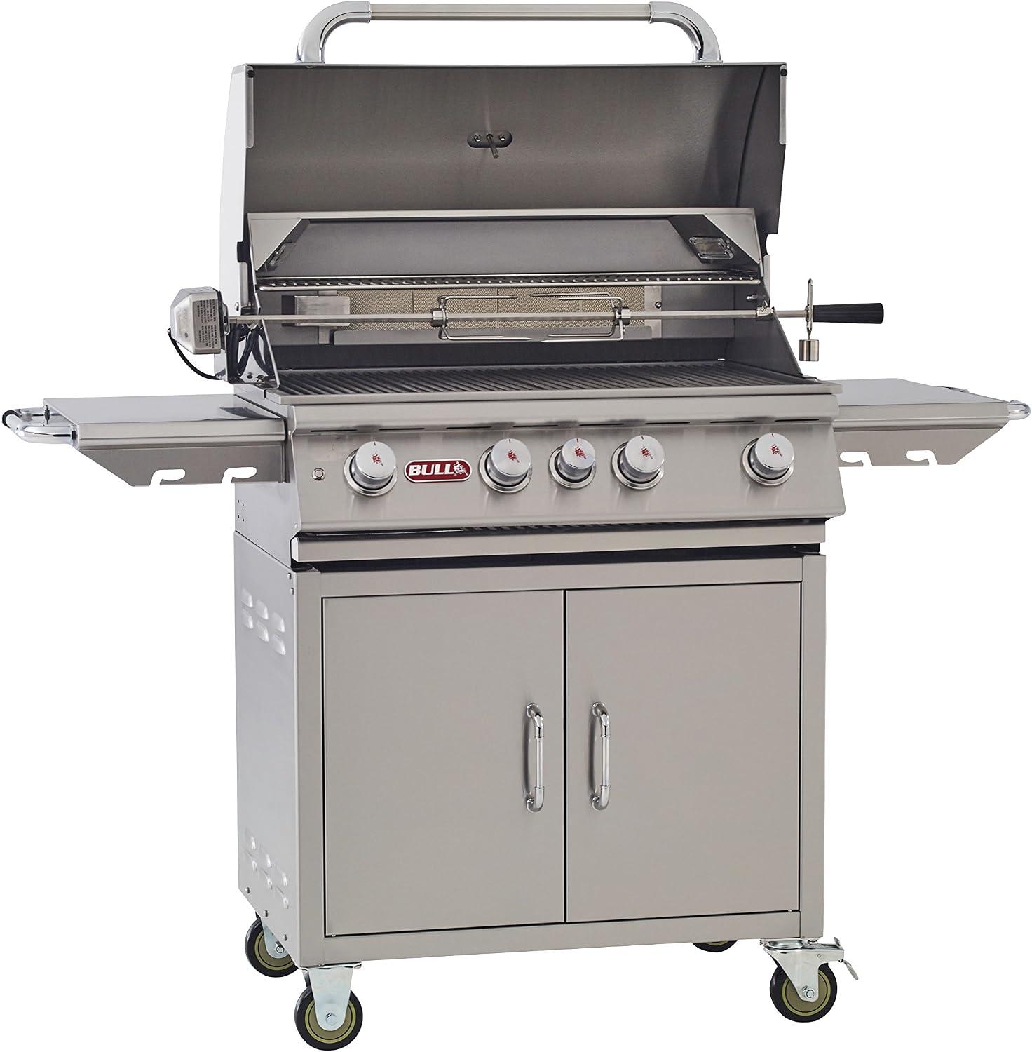 Grill Like Pros with the Bull Angus 30-Inch on Cart