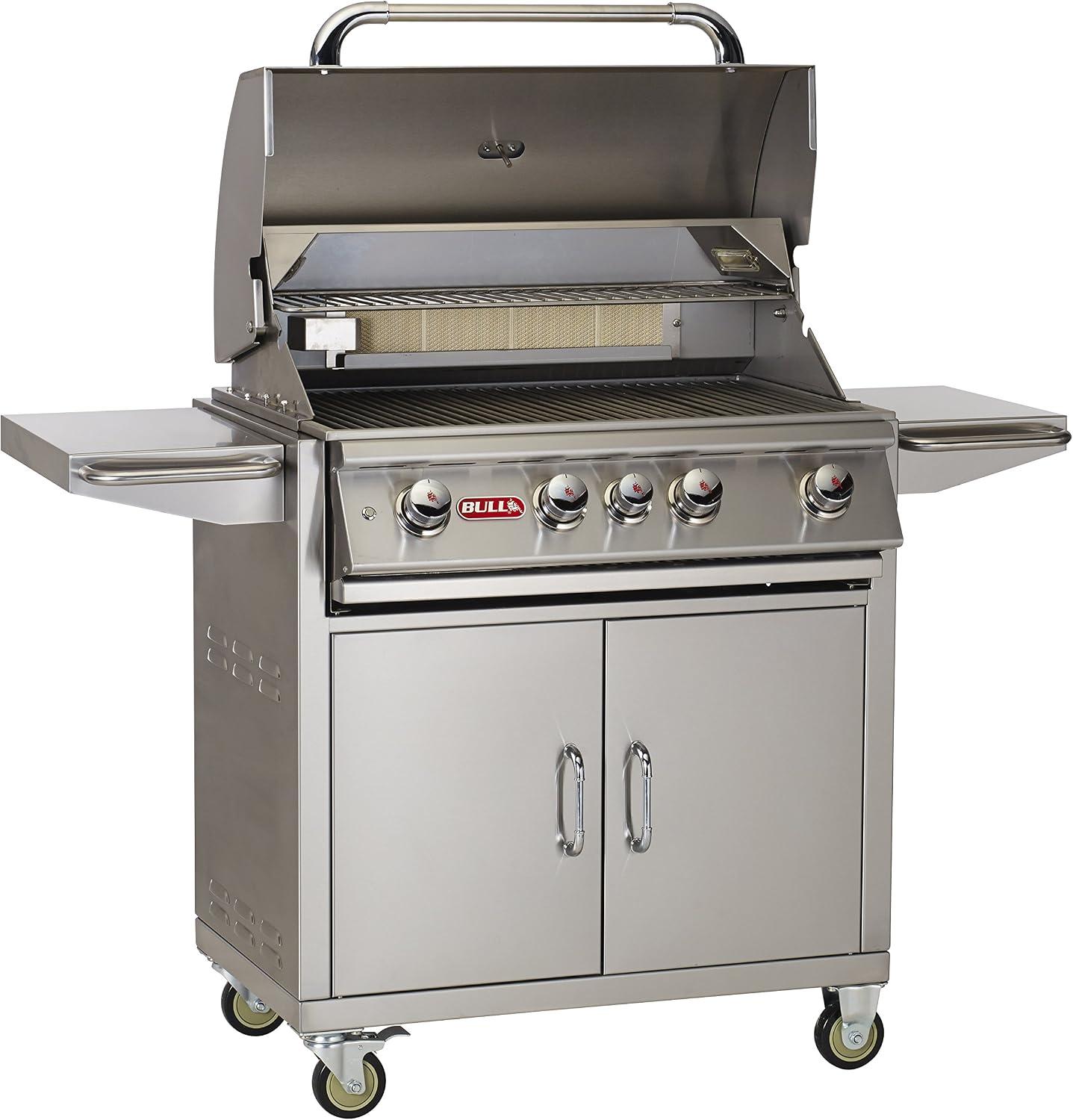 Grill Like Pros with the Bull Angus 30-Inch on Cart
