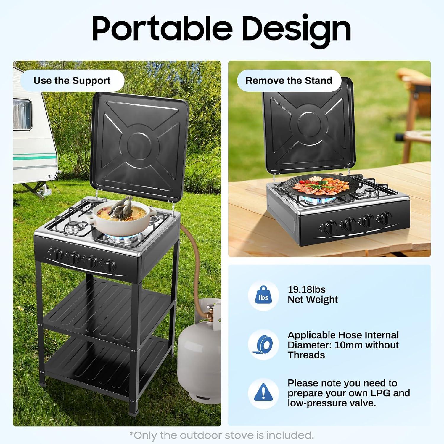 Grill and Chill: Our adventure with ‍a 4-Burner Marvel