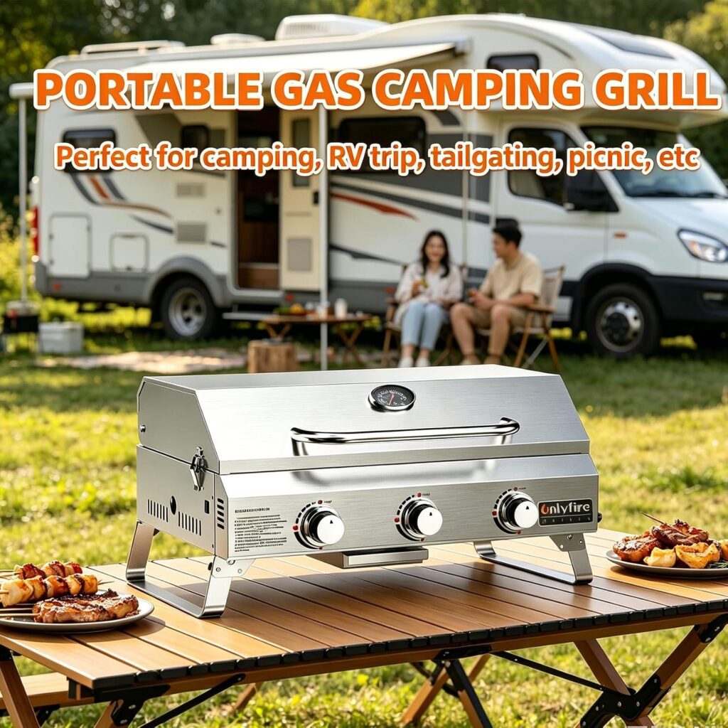 Grill It Up: Our Take on the ONLYFIRE 3-Burner BBQ