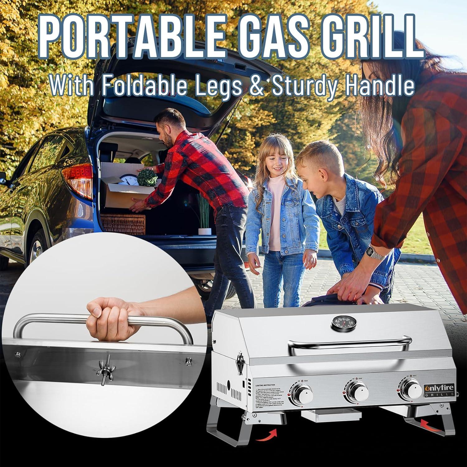 Grill It Up: Our Take on the ONLYFIRE 3-Burner BBQ