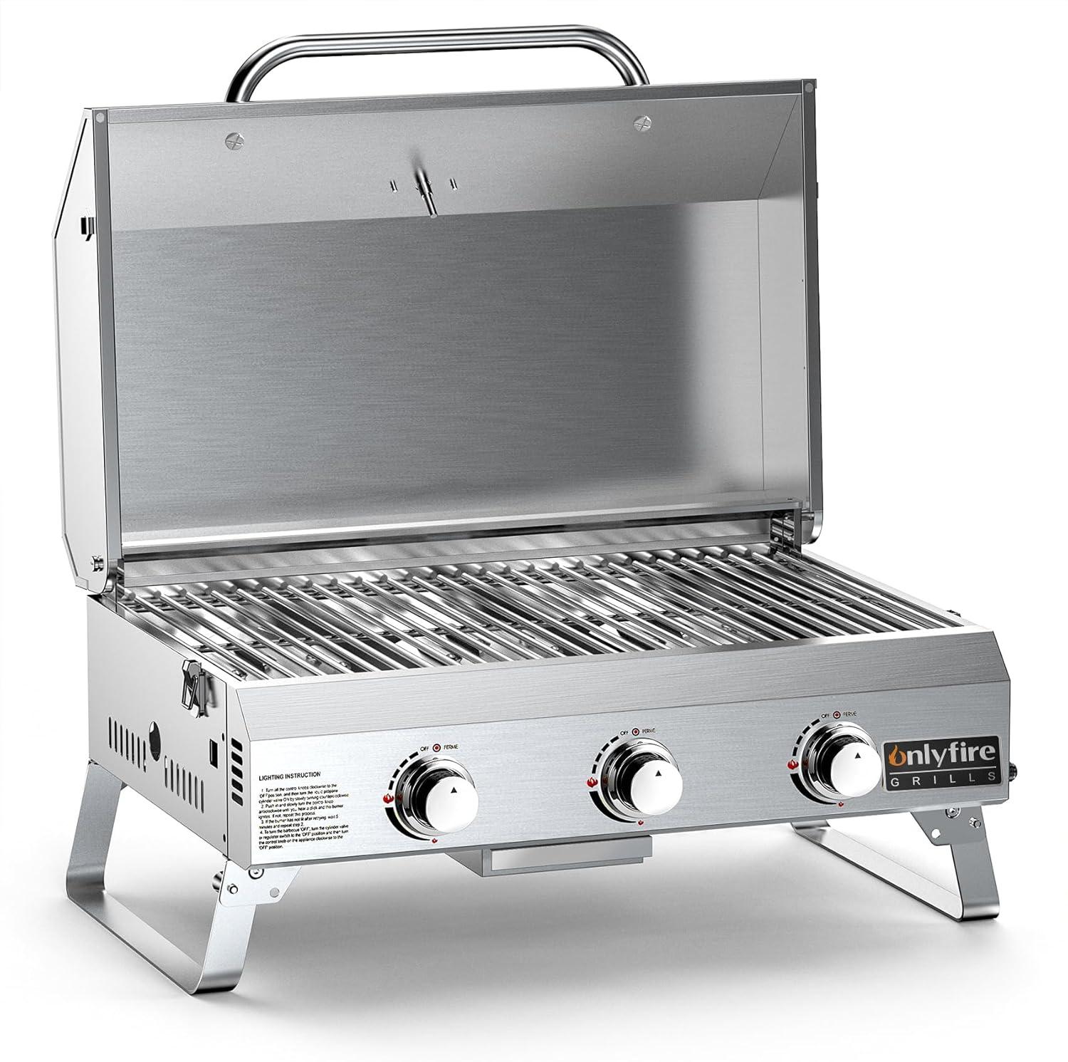 Grill It Up: Our Take on the ONLYFIRE 3-Burner BBQ
