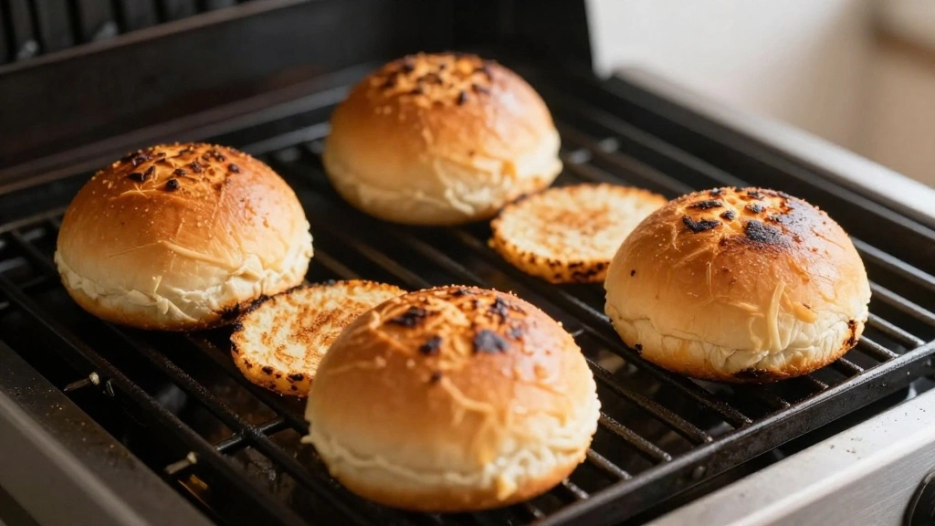 Grilled Turkey Burger Recipe - Step 7: Toast the Buns 1
