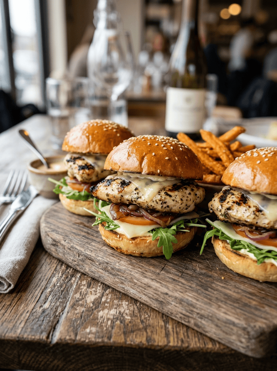 Grilled Chicken Sliders Recipe – Juicy BBQ Mini Sandwiches detail