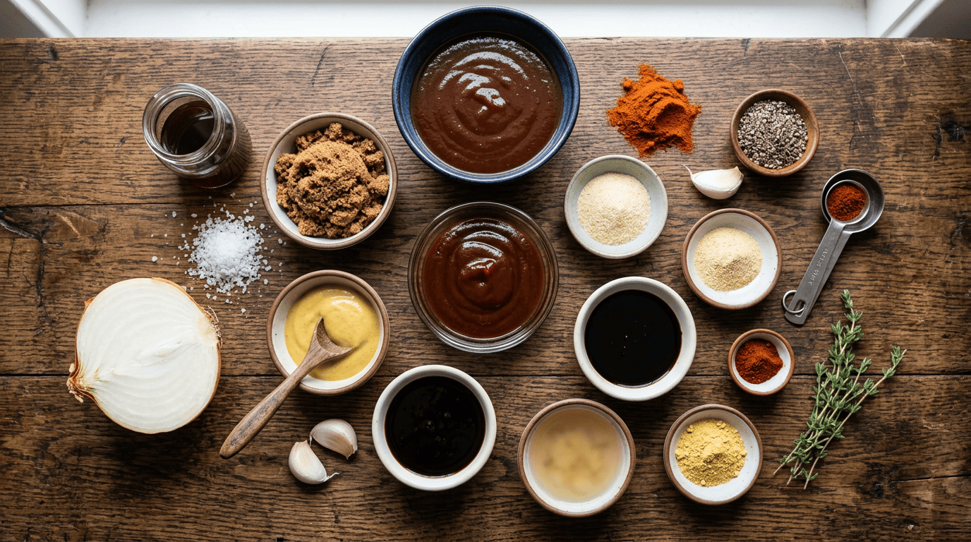 St Louis BBQ Sauce Recipe: Thick, Tangy, and Perfectly Balanced ingredients