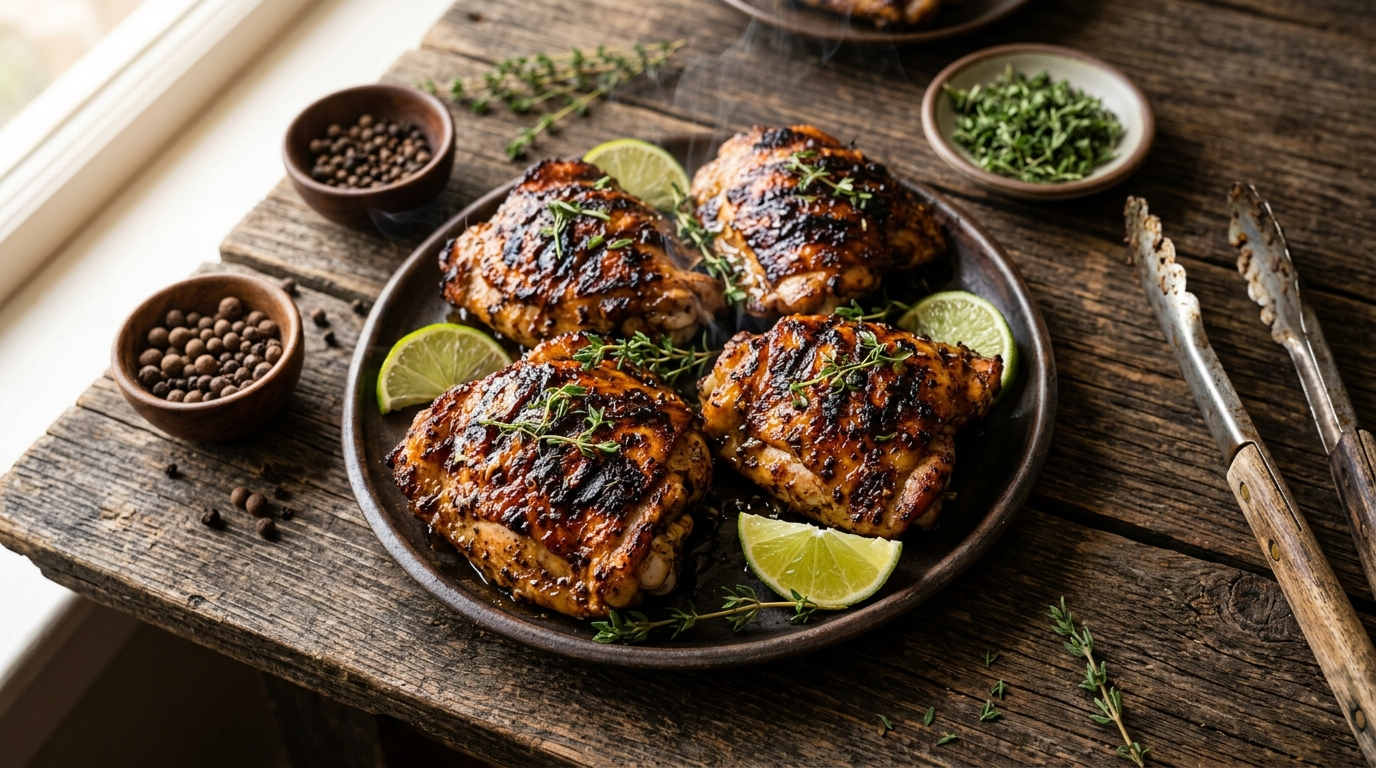 Grilled Jerk Chicken Recipe: Bold Jamaican Flavors